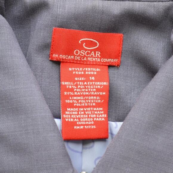 OSCAR by Oscar de la Renta Jacket Purple Size 14 - Picture 3 of 5